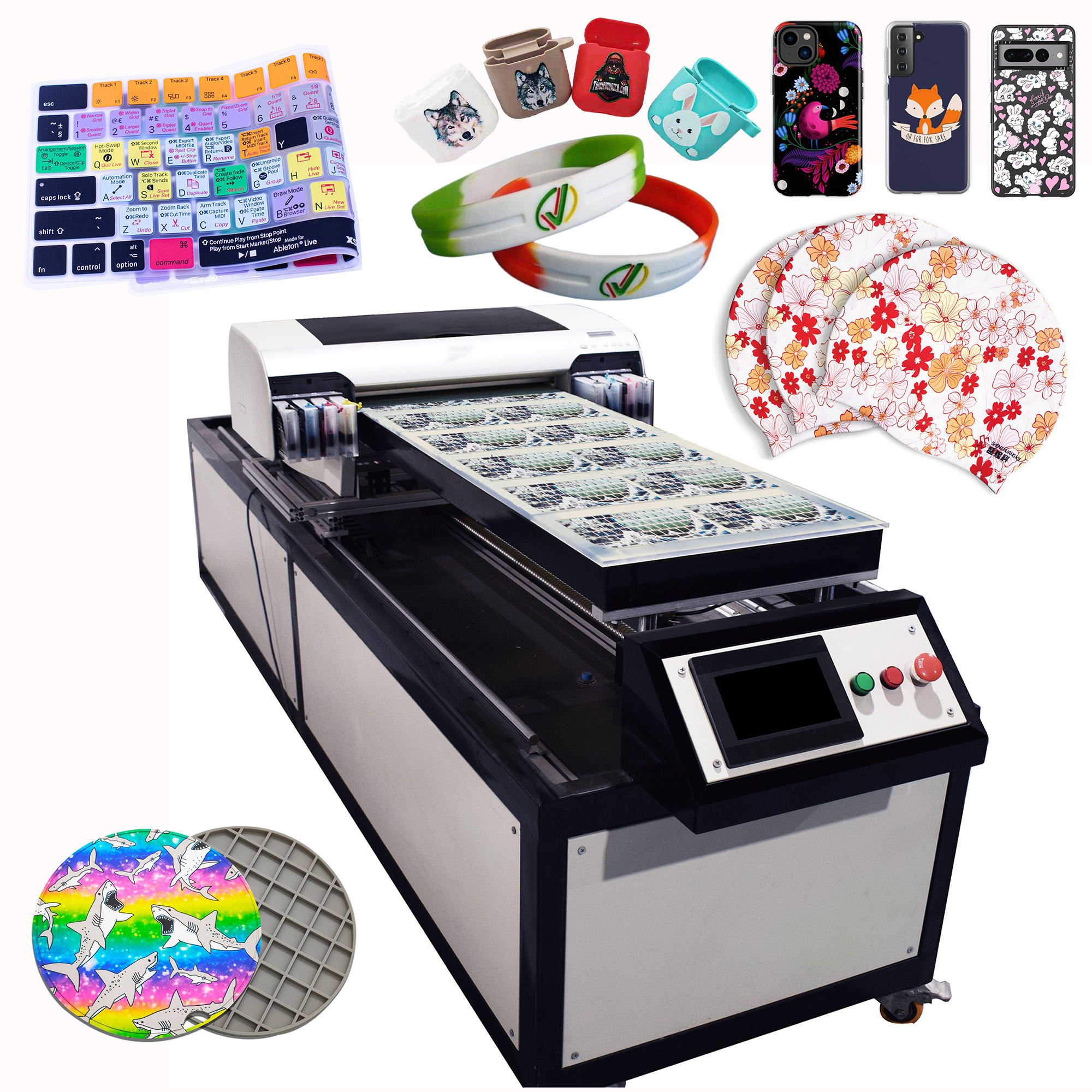 SHK4018 Eco-Smart UV Printer - Revolutionizing Printing with Multi-Material Compatibility and Energy-Efficient Design