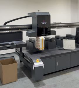 EVA beach bag printer, luggage beach bag four-sided continuous printing automatic rotating beach bag UV printer