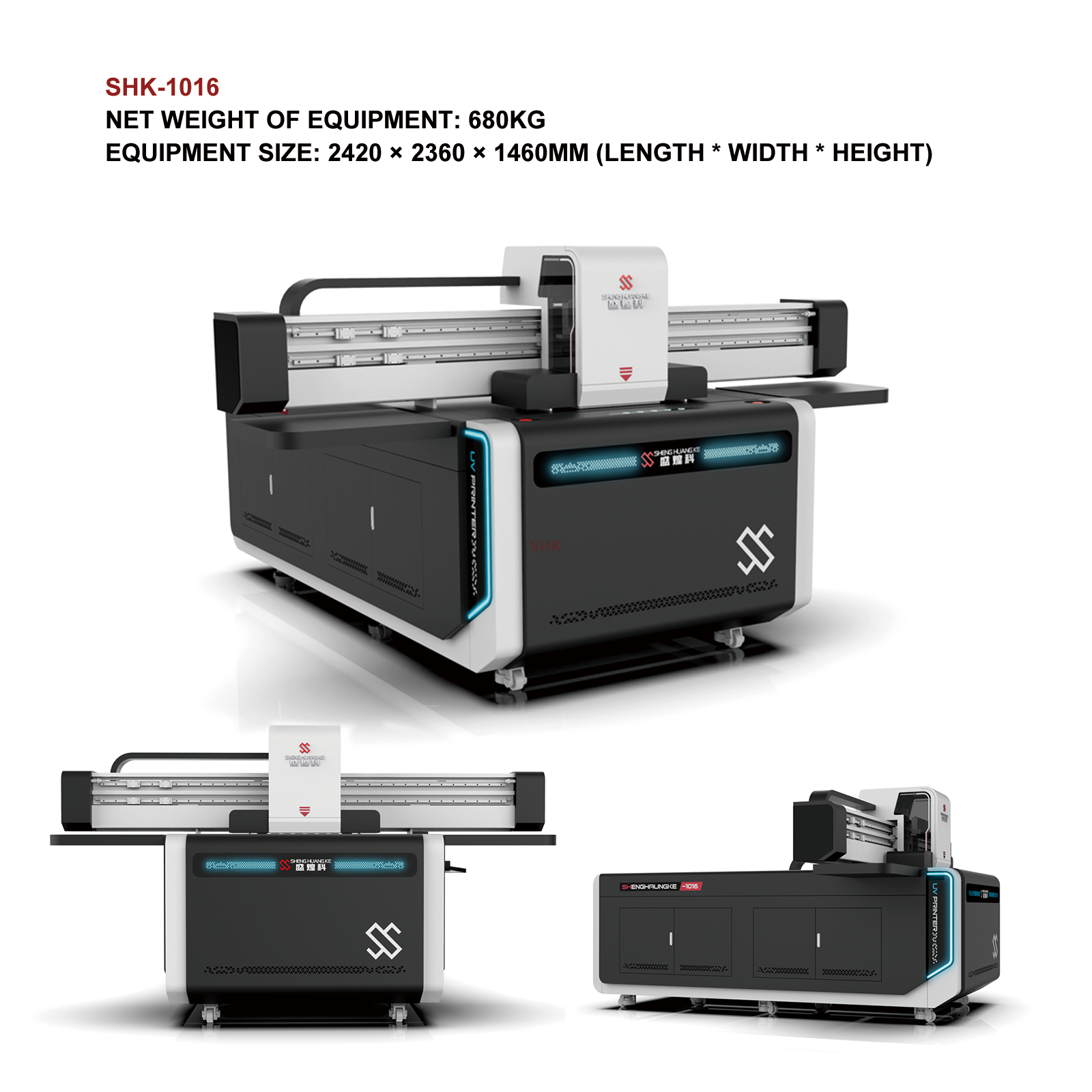 SHK-1016 FlexiPrint Pro UV Printer: Versatile Precision Printing – Unleash Your Creativity