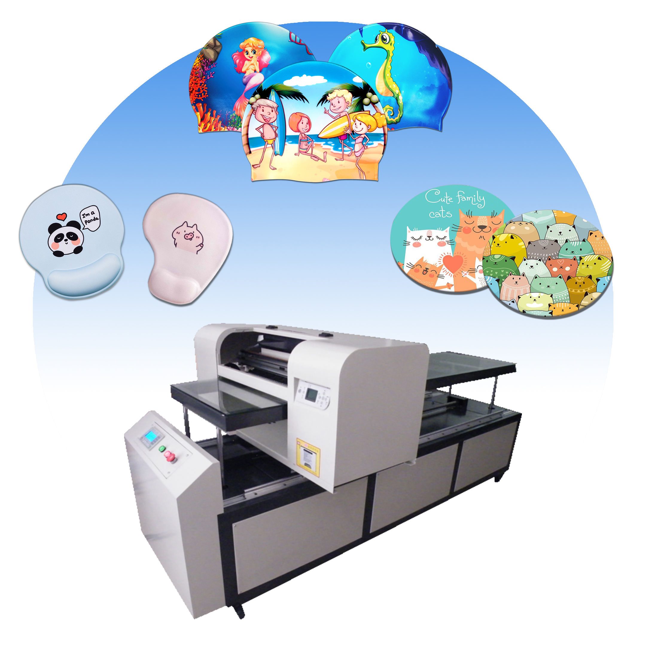 SHK-6018 UV Printer with KCMY-LC-LM-LK-LLK Color System