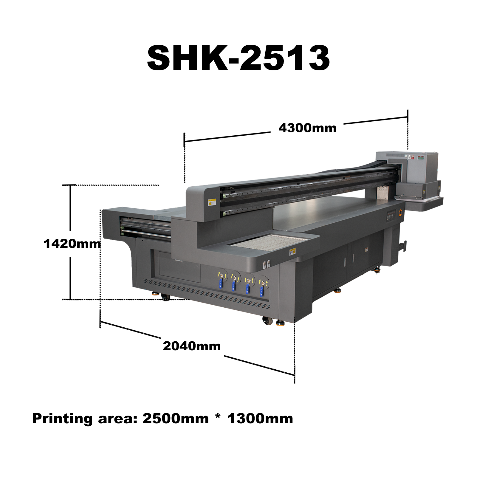 SHK-2513 High-Speed Industrial UV Flatbed Printer