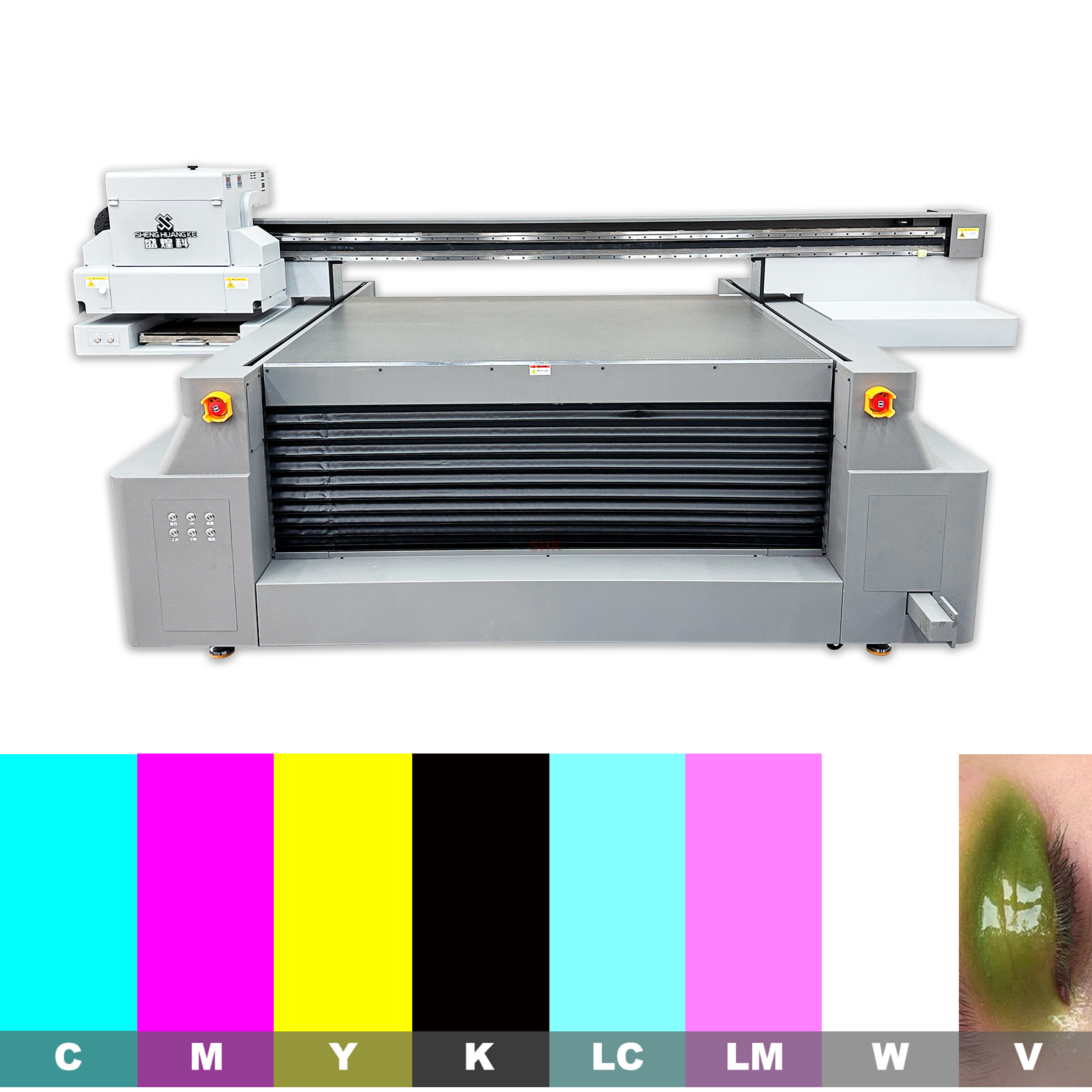 SHK-1612 High-Drop Industrial UV Flatbed Printer